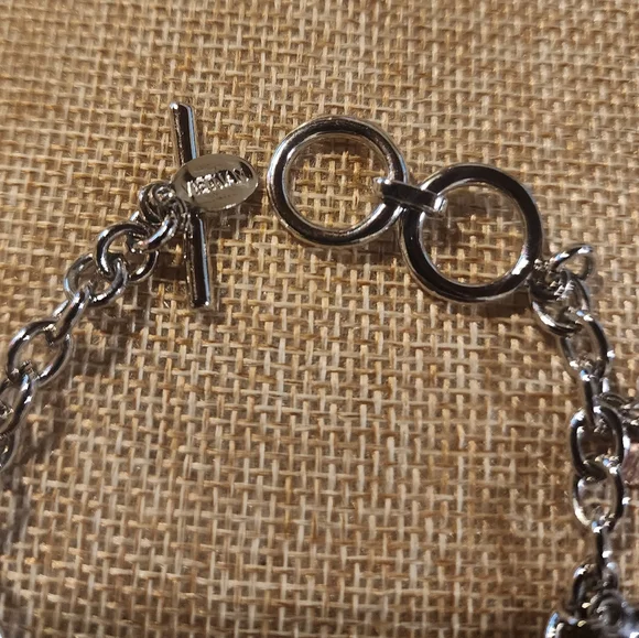 Cookie Lee Women's Official Breast Cancer 🎀 Charm Bracelet ✨️ NWOT - Picture 9 of 10